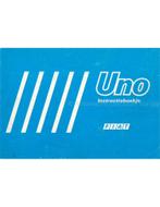 1989 FIAT UNO INSTRUCTIEBOEKJE NEDERLANDS, Auto diversen, Handleidingen en Instructieboekjes