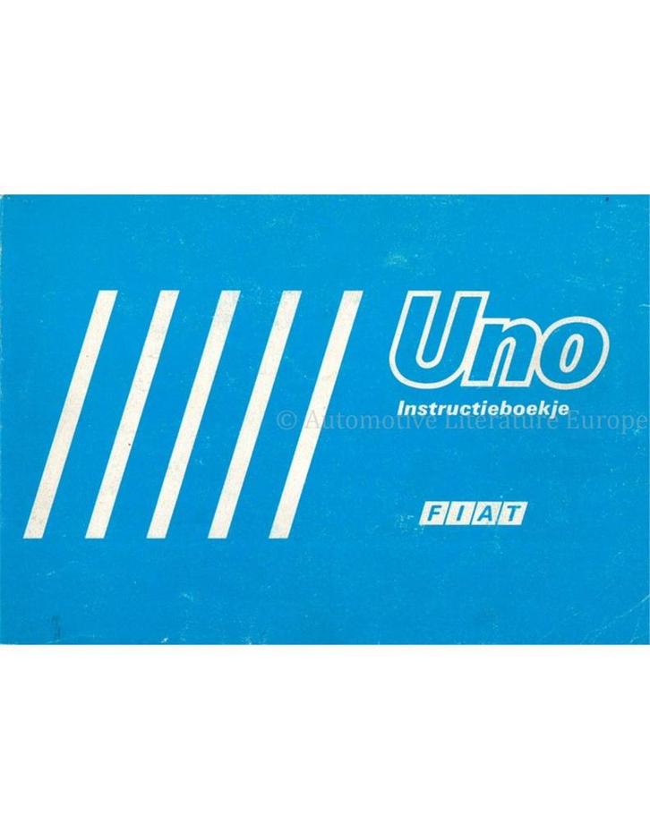 1989 FIAT UNO INSTRUCTIEBOEKJE NEDERLANDS, Auto diversen, Handleidingen en Instructieboekjes
