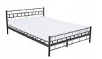 Eenvoudig zwart metalen bedframe 180x200 - inclusief latt..., Doe-het-zelf en Verbouw, Metalen, Ophalen of Verzenden, Nieuw, IJzer