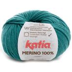 Katia Merino 100% - 54 zeegroen - Wol Garen, Hobby en Vrije tijd, Breien en Haken, Ophalen of Verzenden, Nieuw