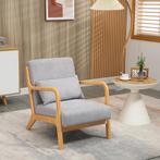 TRUUSK Fauteuil Lounge Stoel Met Armleuning, Lendenkussen, G, Huis en Inrichting, Stoelen, Verzenden, Nieuw