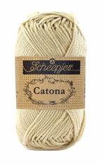 Scheepjes Catona 50 gram - 404 english tea - Katoen Garen, Hobby en Vrije tijd, Breien en Haken, Ophalen of Verzenden, Nieuw