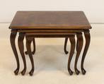 Set bijzettafels (3) - Nesting table set - Hout - Queen Ann, Antiek en Kunst, Curiosa en Brocante