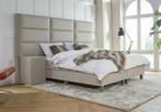 ACTIE! Boxspring Lissabon 160 200 Beige, Verzenden, Beige, 200 cm, Modern