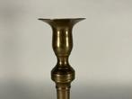 Kaarsenhouder (2) - Verguld messing, Antiek en Kunst