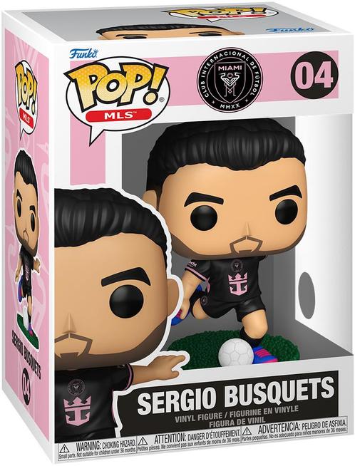 Funko Pop! - Football Inter Miami Sergio Busquets #04 |, Verzamelen, Poppetjes en Figuurtjes, Nieuw, Verzenden