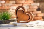 Metalen hart frame - Roest 23cm, Tuin en Terras, Verzenden, Nieuw
