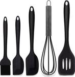 HI NATURE™ Spatel set van 5 stuks - Spatel silicone -, Huis en Inrichting, Keuken | Potten en Pannen, Ophalen of Verzenden, Zo goed als nieuw