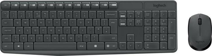 Logitech MK235 - Toetsenbord met Muis - Draadloos - QWERTZ, Computers en Software, Toetsenborden, Verzenden