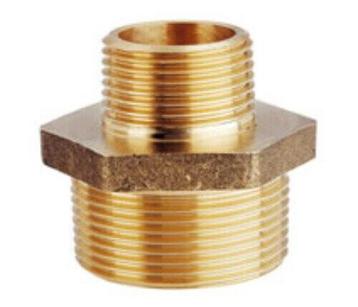 CR Messing verloopstuk buiten/buitendraad 2" x 1"1/2 beschikbaar voor biedingen