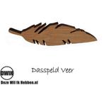 LaserWood Dasspeld Veer, Kleding | Heren, Stropdassen, Verzenden, Nieuw