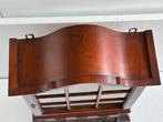 Kast - Kan staan en hangen - Hout / Mahonie hout ,glas