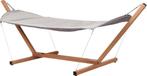 Hangmat - Cille loungemeubel hangmat teak,, Tuin en Terras, Hangmatten, Ophalen of Verzenden, Nieuw, Eenpersoons, Met standaard