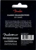 Fender Celluloid 551 plectrum Heavy 12-pack, Ophalen of Verzenden, Nieuw, Elektrische gitaar