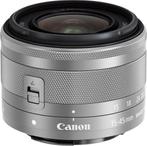 Canon EF-M 15-45mm f/3.5-6.3 IS STM - Zilver, Audio, Tv en Foto, Zo goed als nieuw, Verzenden