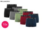 Tweedekans | Milanoro Boxershorts 10-Pack – Donkere, Kleding | Heren, Ondergoed, Ophalen of Verzenden, Overige kleuren, Milanoro