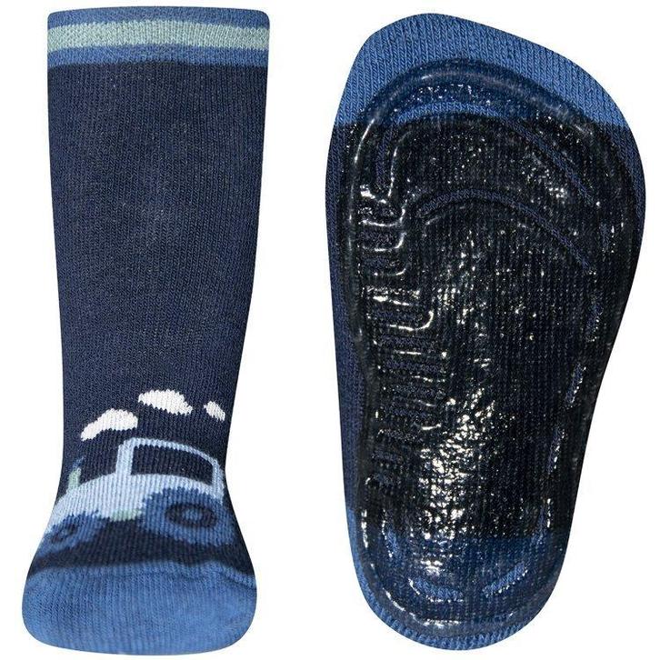 Antislipsok donkerblauw met tractor-29/30 NIEUW, Kinderen en Baby's, Kinderkleding | Schoenen en Sokken, Jongen, Nieuw, Ophalen of Verzenden