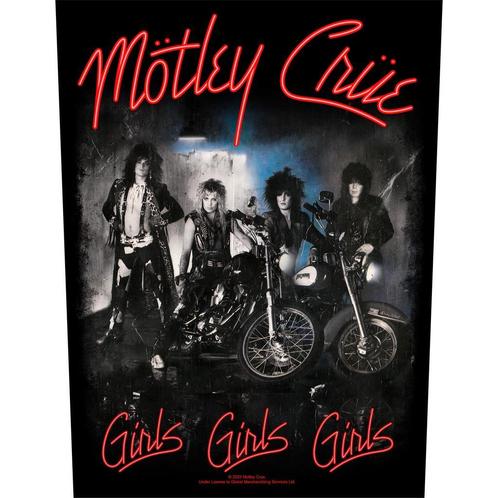 Mötley Crüe Girls Girls Girls Backpatch off. merchandise, Verzamelen, Muziek, Artiesten en Beroemdheden, Kleding, Nieuw, Ophalen of Verzenden