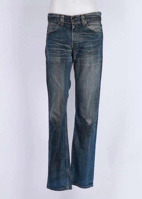 Vintage Straight Levis Dark Blue size 32 / 34, Kleding | Heren, Spijkerbroeken en Jeans, Ophalen of Verzenden