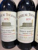 2x 1979 Château Tourans , 4x 1981 Château Capet-Guillier -, Nieuw