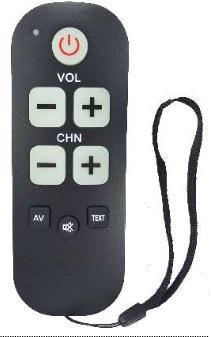 Afstandsbediening Senioren/slechtzienden waterdicht, Audio, Tv en Foto, Afstandsbedieningen, Origineel, Nieuw, Ophalen of Verzenden