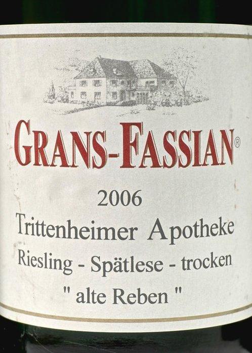 2006 Grans-Fassian, Trittenheimer Apotheke Riesling Trocken,, Verzamelen, Wijnen