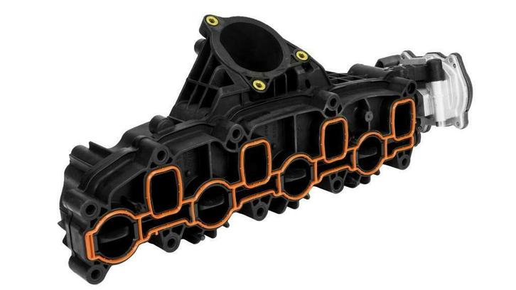 Plastic inlaatspruitstuk met stelmotor - Audi A3 - 2.0 TDI, Auto-onderdelen, Motor en Toebehoren, Gereviseerd, Audi, Seat, Volkswagen