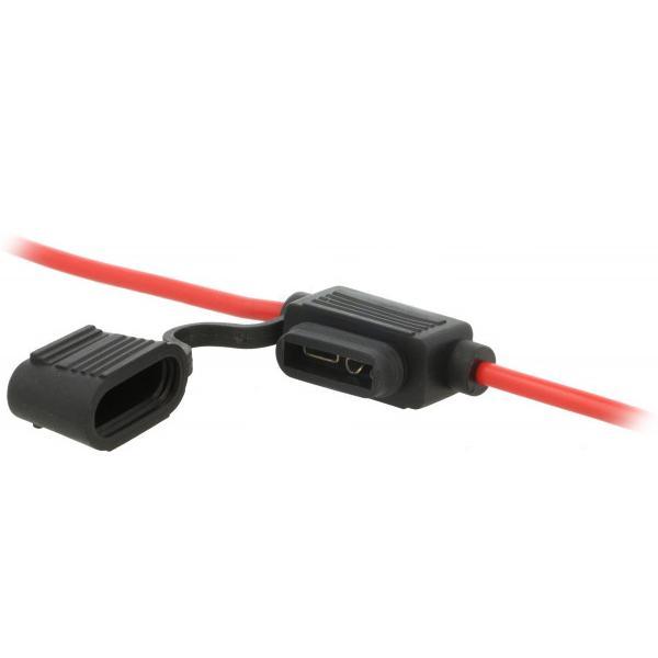 Steek zekeringhouder met kabel - 0.75mm², Doe-het-zelf en Verbouw, Elektra en Kabels, Overige typen, Nieuw, Ophalen of Verzenden