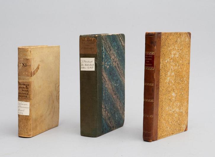 3 boeken beschrijving van Nederland en Zeeland eind 18e eeuw, Antiek en Kunst, Antiek | Boeken en Bijbels