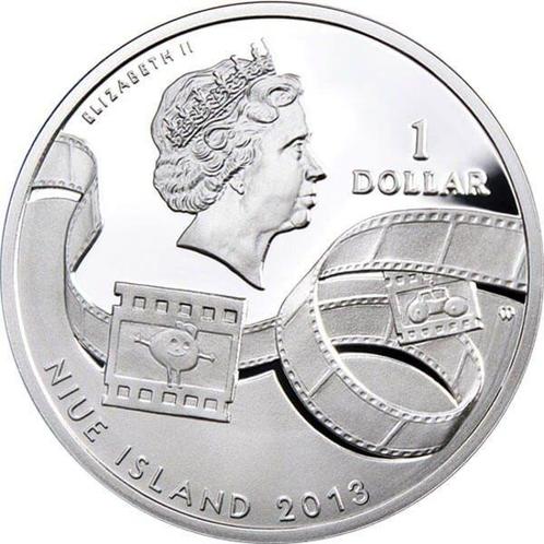 Niue. 1 Dollar 2013 Bugs Bunny Cartoon Characters, Proof, Postzegels en Munten, Munten | Europa | Niet-Euromunten