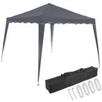 Vouwbare Party-tent Capri 3x3m Antraciet (3x3 meter), Verzenden, Nieuw