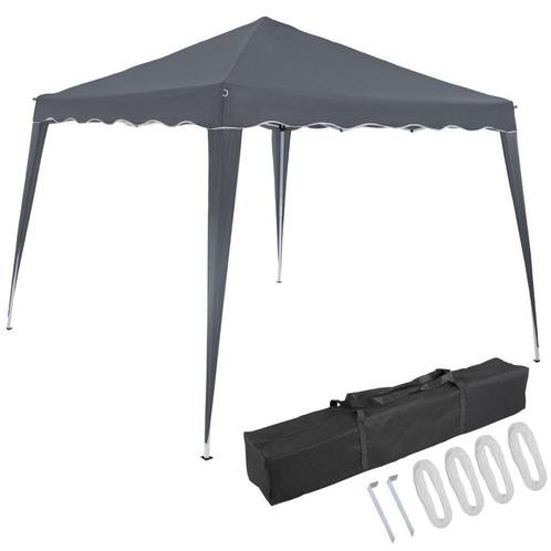 Vouwbare Party-tent Capri 3x3m Antraciet (3x3 meter), Tuin en Terras, Partytenten, Nieuw, Verzenden