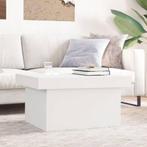 vidaXL Salontafel 100x55x40 cm bewerkt hout wit, Verzenden, Nieuw, Overige houtsoorten, 100 tot 150 cm