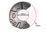 REMSCHIJF BESCHERMER VOOR MERCEDES BENZ C-KL W204 2007-2011, Ophalen of Verzenden, Nieuw