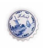 Opener magneet Molen delftsblauw Holland, Ophalen of Verzenden, Nieuw