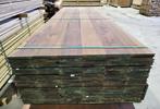 Partij Afrikaans Thermo hout 18 x 170mm G/G delen, Doe-het-zelf en Verbouw, Minder dan 25 mm, Nieuw, Plank, 300 cm of meer