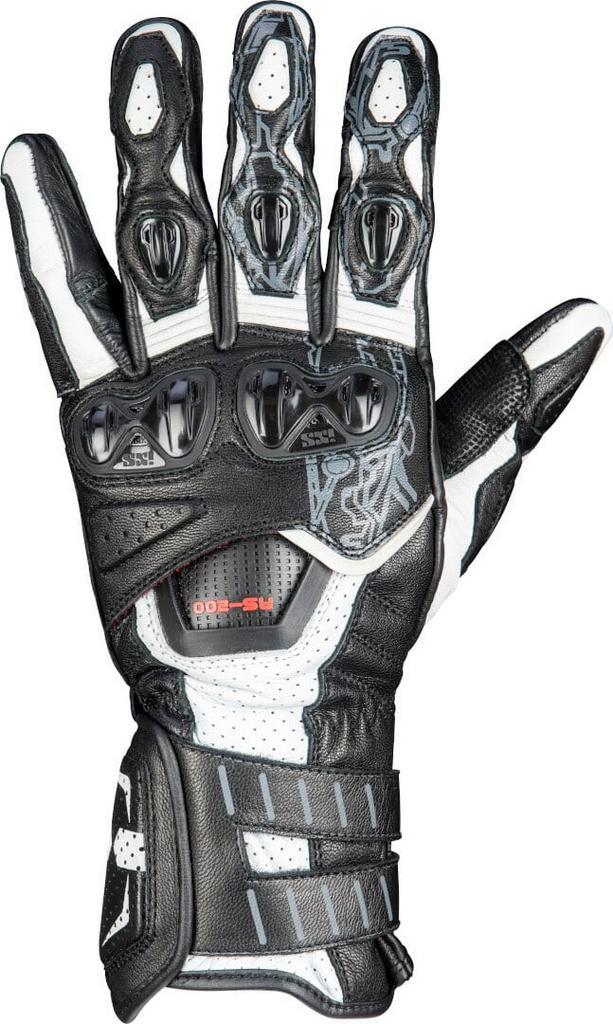 IXS RS-200 3.0 Wit Zwart Handschoenen, Motoren, Kleding | Motorkleding, Heren, Nieuw met kaartje, Handschoenen, Verzenden