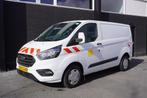 Ford Transit Custom 2.0 TDCI 130PK EURO 6, Stof, Gebruikt, Zwart, Wit