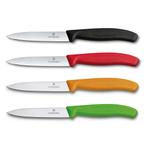Victorinox schilmes 8 cm RVS glad set van 4, Nieuw