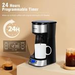 Aigostar Koffiezetapparaat - Filterkoffie - 750W - RVS/Zwart, Huis en Inrichting, Verzenden, Nieuw