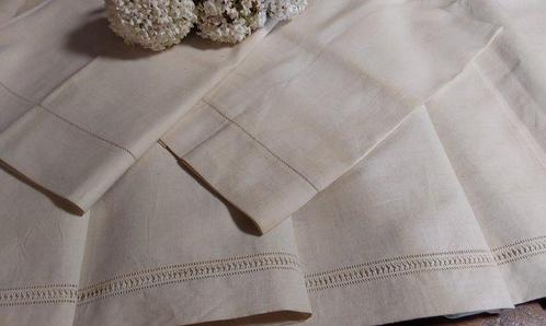 Laken (3) - 280 cm - 235 cm, Antiek en Kunst, Antiek | Kleden en Textiel