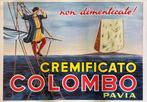 Caseificio Colombo - Poster Pubblicitario Formaggio, Antiek en Kunst, Kunst | Tekeningen en Foto's