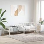 vidaXL Slaapbank zonder matras 80x200 cm massief grenenhout, Eenpersoons, Verzenden, Wit, Nieuw