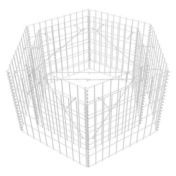 Verhoogde Plantenbak Gabion | Gegalvaniseerd Staal | Twee..., Tuin en Terras, Bloembakken en Plantenbakken, 30 tot 60 cm, 100 cm of meer