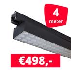 *TIP* LED Railverlichting Labarra Zwart 2 spots + 4M rails, Ophalen of Verzenden