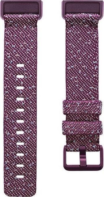Fitbit Charge HR 4, Woven Band, Rosewood, Small beschikbaar voor biedingen