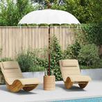 vidaXL Balinese Parasol Crème (180-190) x 260 cm, Verzenden, Nieuw, 1 tot 2 meter