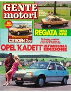 1984 GENTE MOTORI MAGAZINE 09 ITALIAANS, Nieuw, Author
