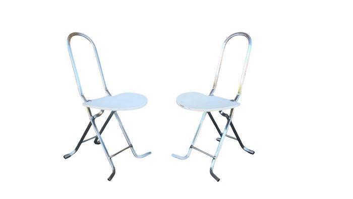 Fly Line - Klapstoel (2) - Laccato - Vintage Space Age Pop, Antiek en Kunst, Antiek | Meubels | Stoelen en Banken