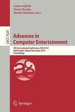 Advances in Computer Entertainment : 9th Intern. Nijholt,, Nijholt, Anton, Zo goed als nieuw, Verzenden